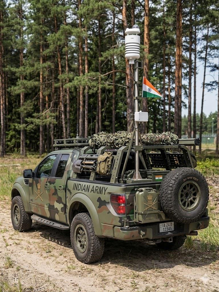 AWS mounted on military vehicle